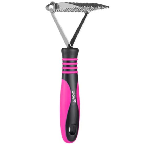 Blovi 10 Blade Dematting Comb - straight, crosswise dematting comb, 10 blades